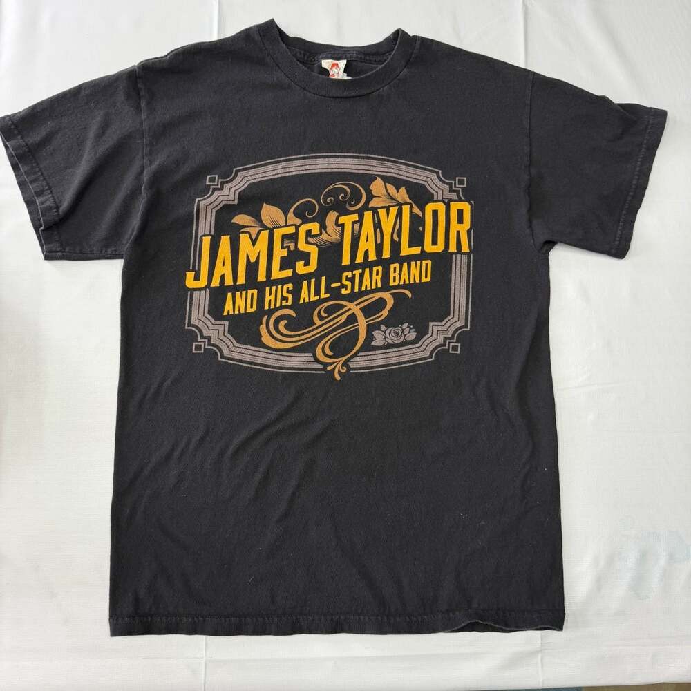 2014 JAMES TAYLOR and His ALL-STAR Band Concert Tour (M) T-Shirt Unisex 2 sided